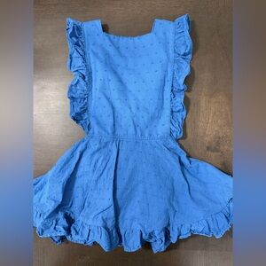 Blue Ruffled Dress